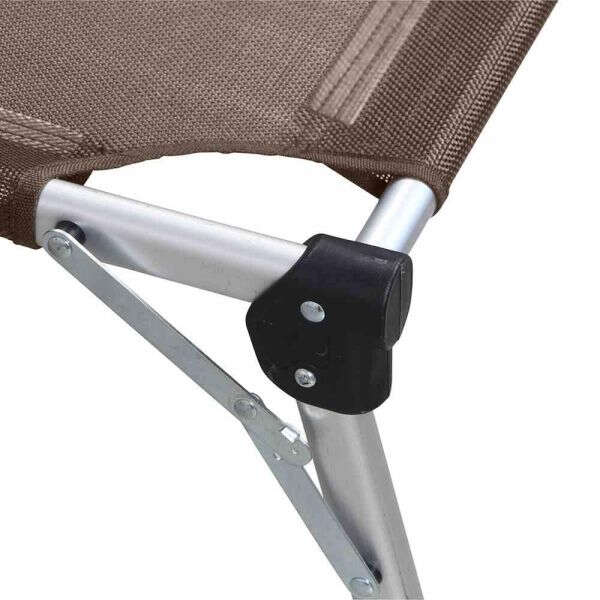 SIENA GARDEN Aluminium Klappliege Sole taupe